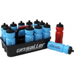 Koszyk z kompletem 12 bidonów Saller