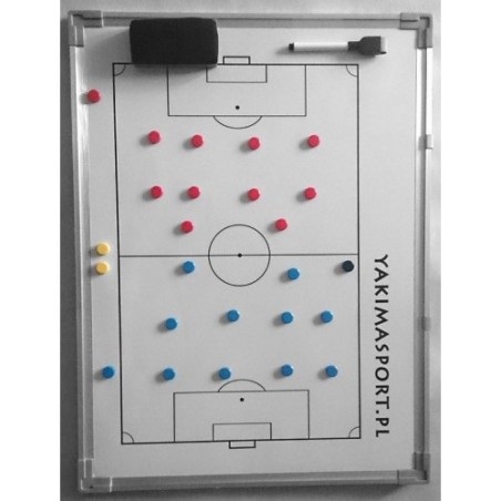 Tablica taktyczna do piłki nożnej 90 x 60