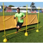 Płotek z regulowaną wysokością - zestaw z podstawką