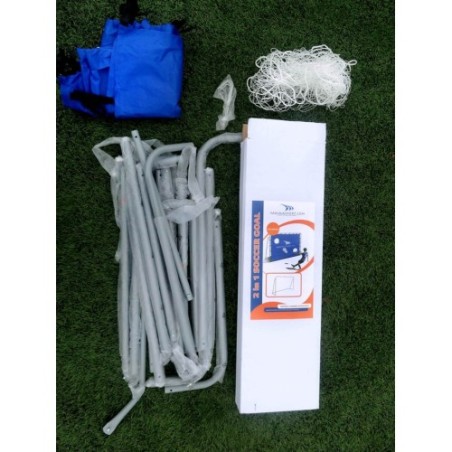 Bramka 215cm x 150cm + mata treningowa